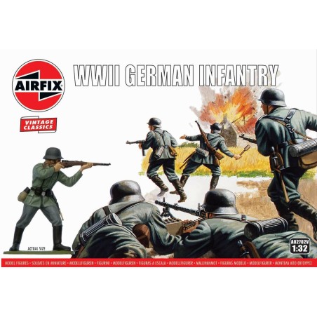 GERMAN INFANTERY WWII AIRFIX 1/76