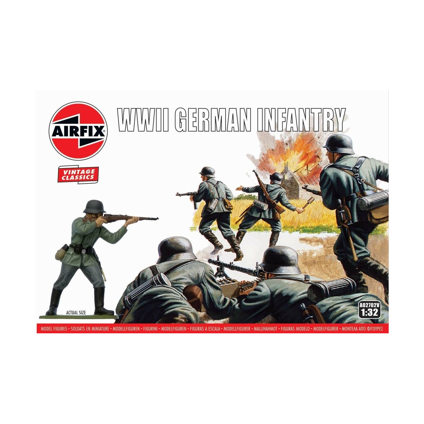 GERMAN INFANTERY WWII AIRFIX 1/76