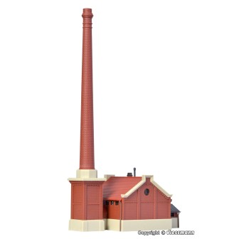 FÁBRICA CON SALA DE CALDERAS Y CHIMENEA KIBRI 37224 ESCALA N