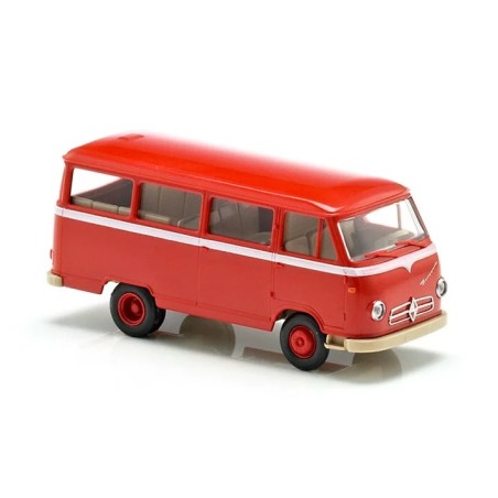 BORGWARD B611 MINIBUS ROJO WIKING 027099 ESCALA 1/87