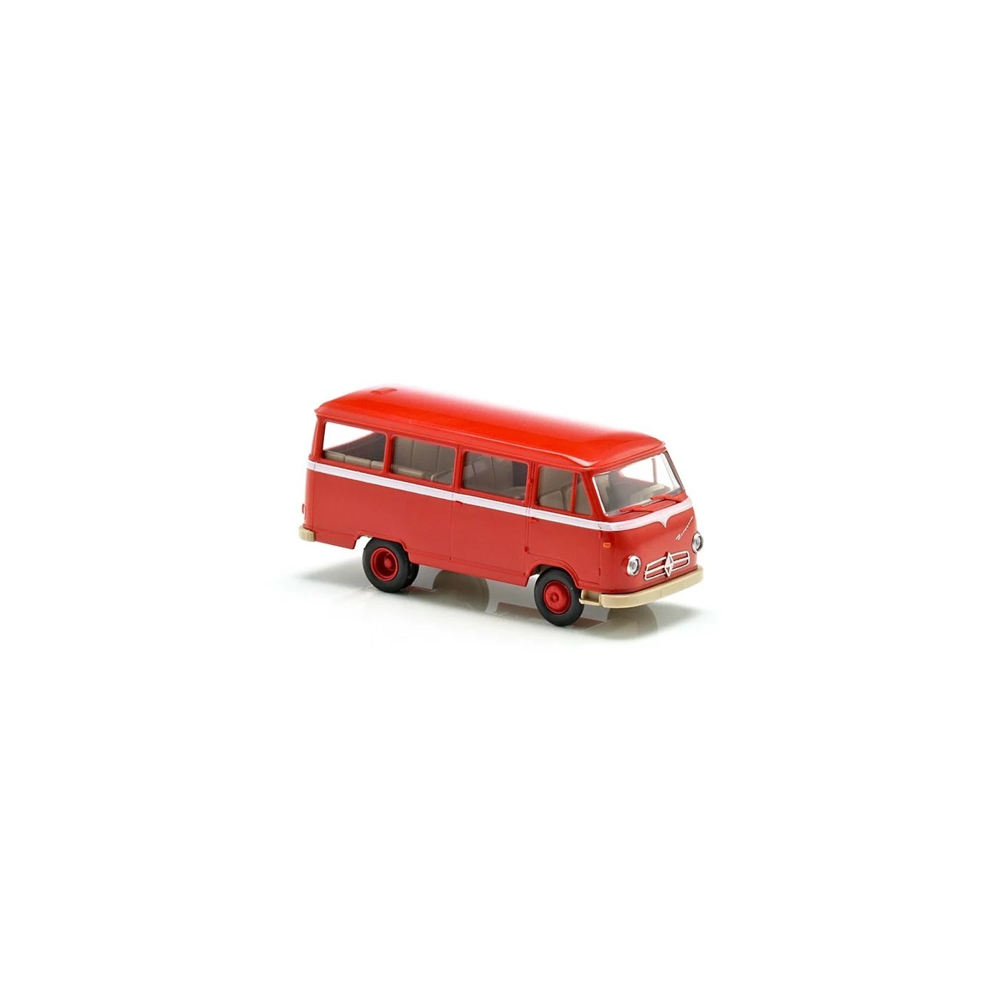 BORGWARD B611 MINIBUS ROJO WIKING 027099 ESCALA 1/87