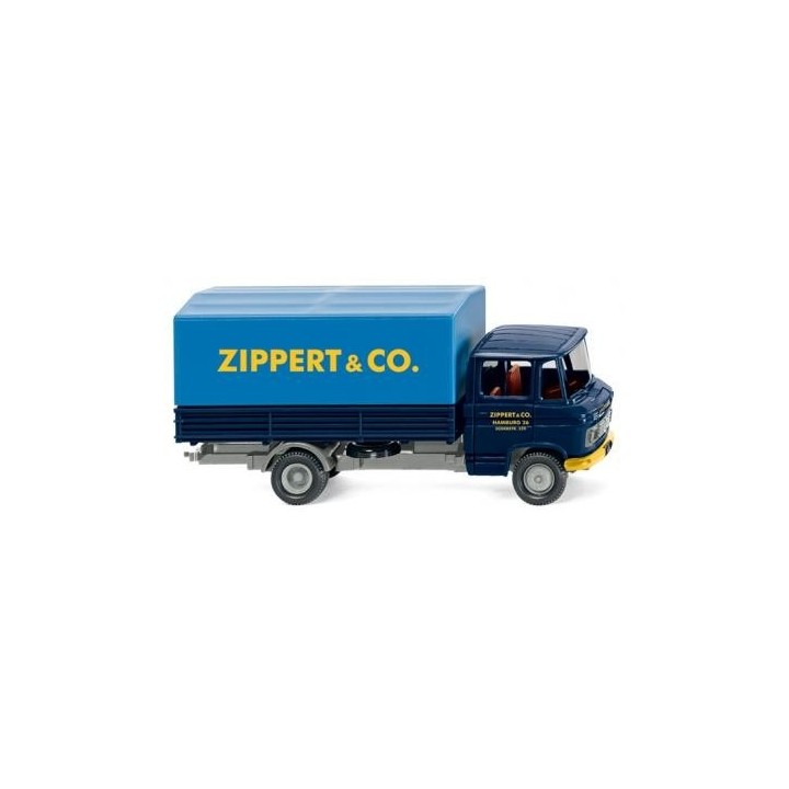 CAMIÓN MERCEDES L 408 FLATBED ZIPPERT" WIKING 027101 ESCALA 1/87"