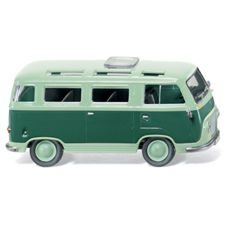 FORD TRANSIT PANORAMA-BUS VERDE WIKING 028999 ESCALA 1/87