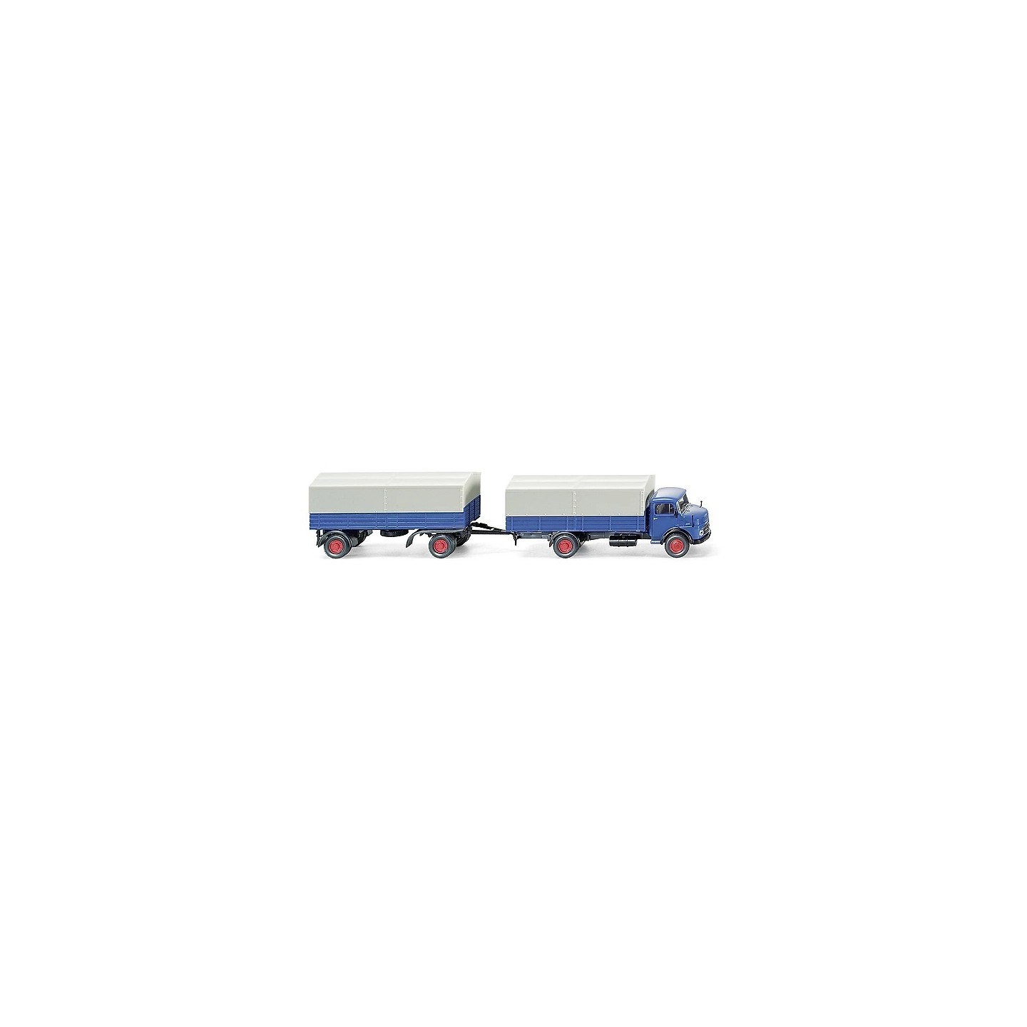 CAMION CON REMOLQUE MERCEDES L1113 (1960) WIKING 08520139 ESCALA 1/87