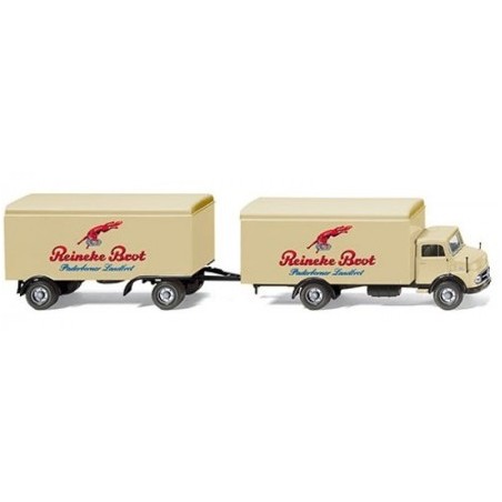 CAMIÓN CON REMOLQUE MERCEDES L1113 REINEKE BROT" WIKING 08524040 ESCALA 1/87"