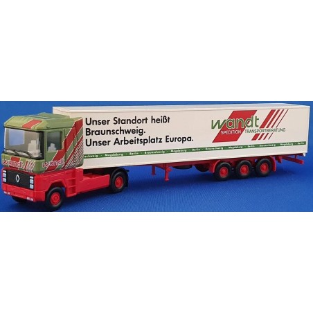 RENAULT AE 500 KOFFER-SATTELZUG WANDT" WIKING 5460137 ESCALA 1/87"