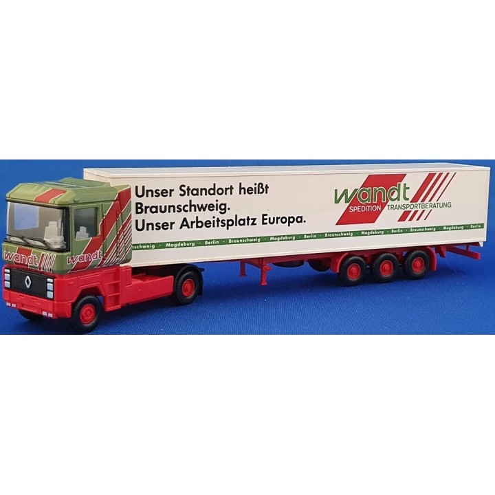 RENAULT AE 500 KOFFER-SATTELZUG WANDT" WIKING 5460137 ESCALA 1/87"