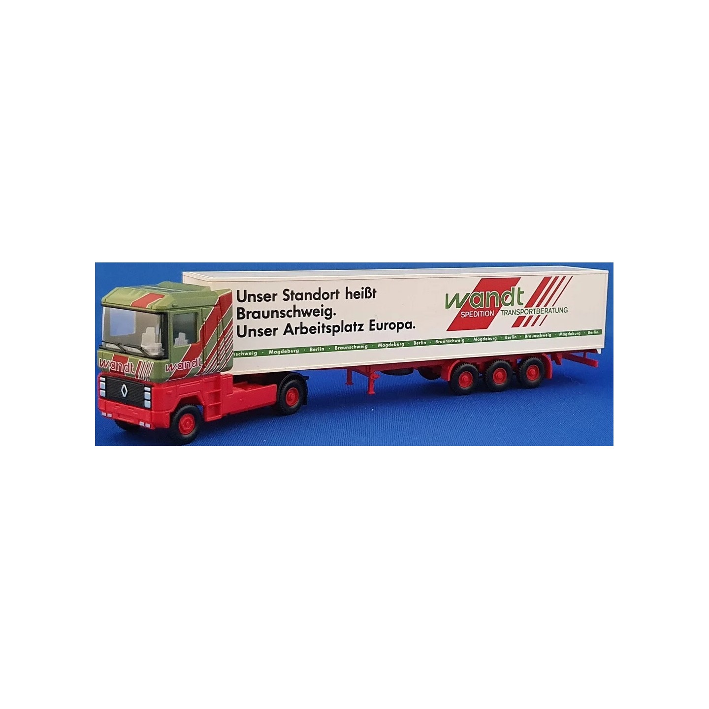 RENAULT AE 500 KOFFER-SATTELZUG WANDT" WIKING 5460137 ESCALA 1/87"
