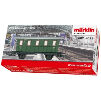 COCHE PASAJEROS VERDE MARKLIN AC 4039 ESCALA H0