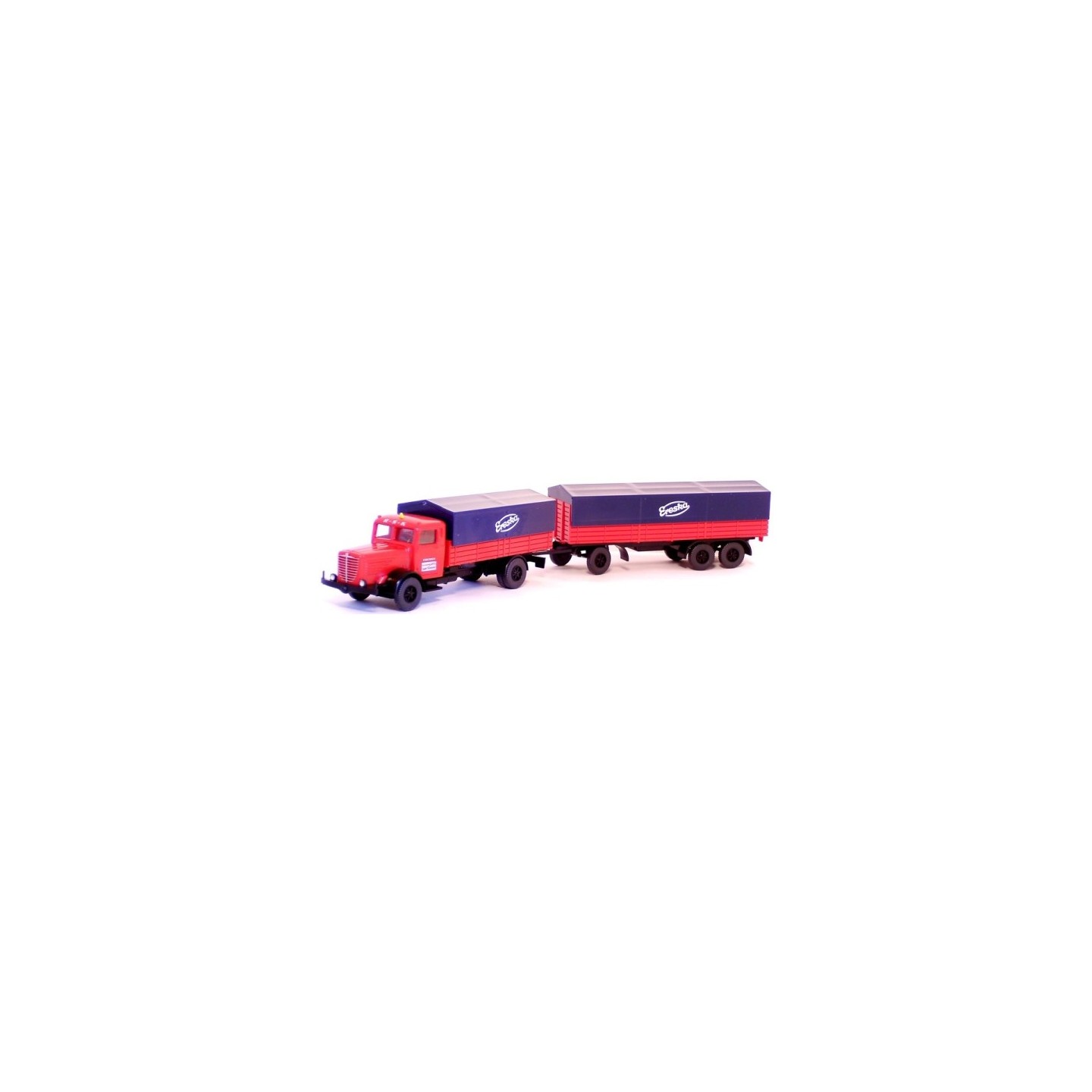 CAMIÓN CON REMOLQUE BÜSSING 800 ERESKA" WIKING 8580435 ESCALA 1/87"