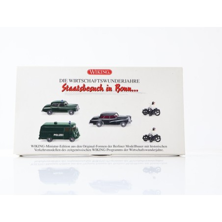 SET 5 VEHÍCULOS POLICIA WIKING 9905448 ESCALA 1/87