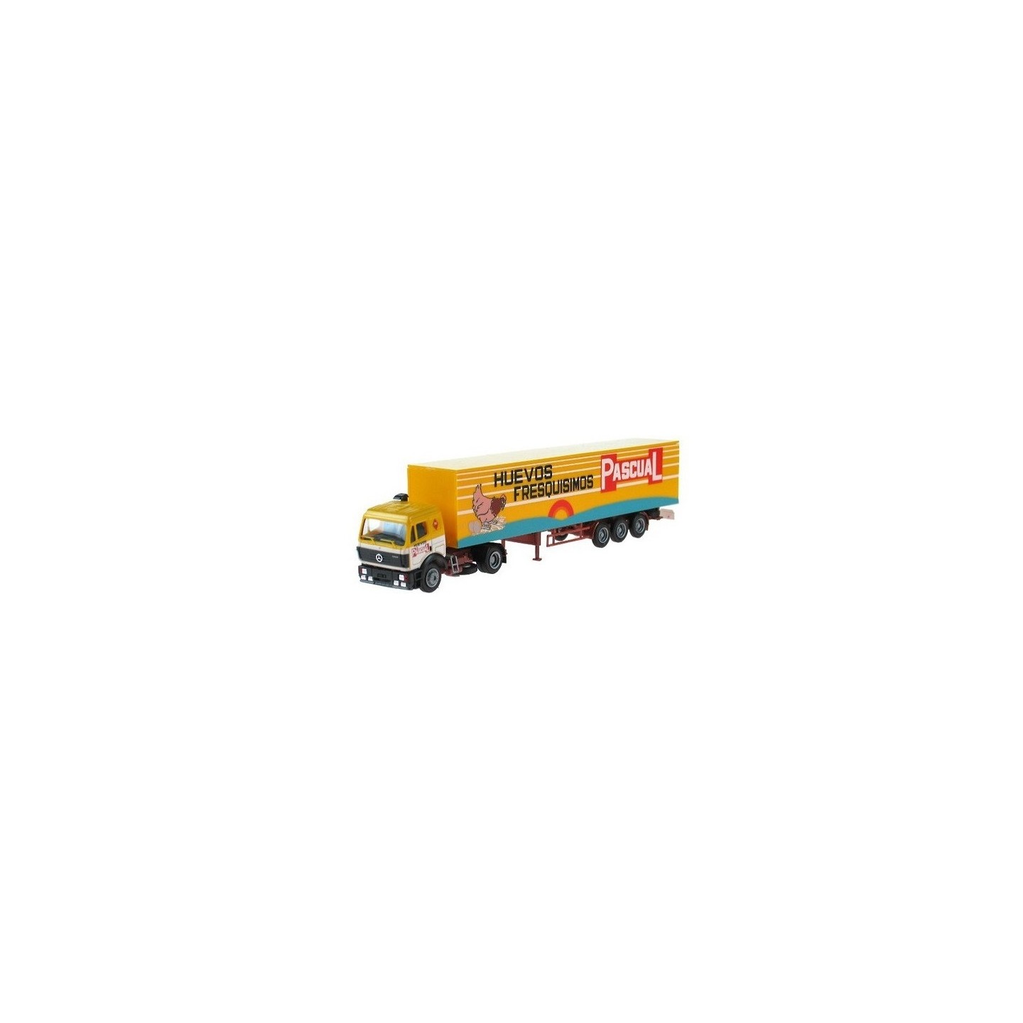 CAMIÓN MERCEDES HUEVOS PASCUAL AWM 51145 ESCALA 1/87