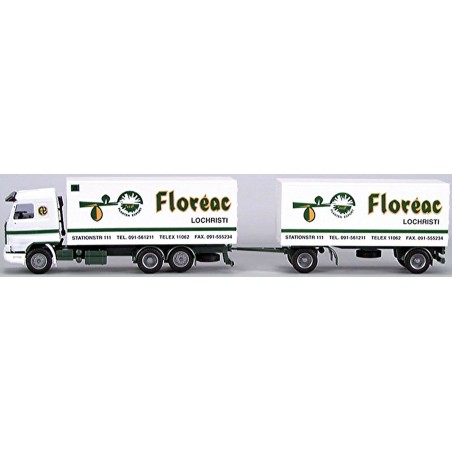 CAMIÓN CON REMOLQUE SCANIA FLOREAC LOCHRISTI" AWM 57122 ESCALA 1/87"