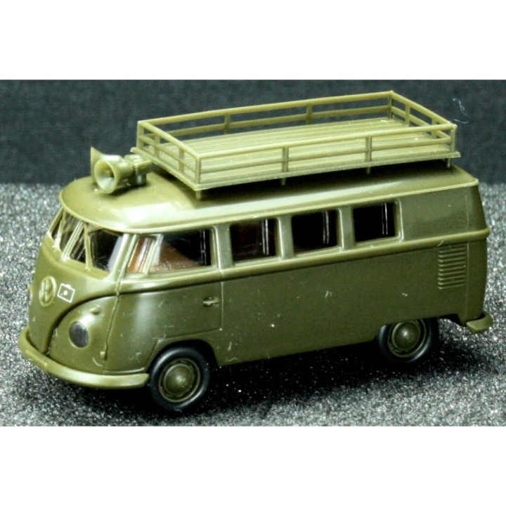 VOLKSWAGEN T1 BUS MILITAR VERDE BREKINA 31791 ESCALA 1/87