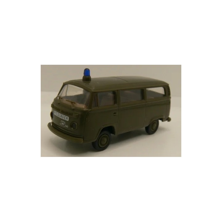 VOLKSWAGEN T2 MILITAR FELDJAGER BREKINA 33190 ESCALA 1/87
