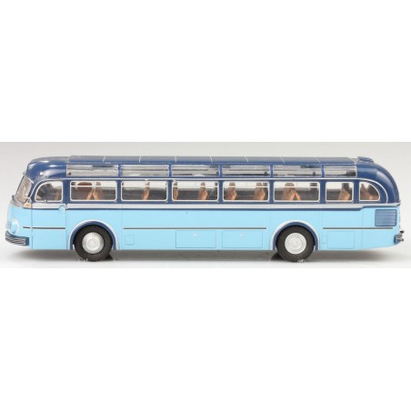 AUTOBUS MERCEDES O 6600 H REISEBUS AZUL BREKINA 50501 ESCALA 1/87