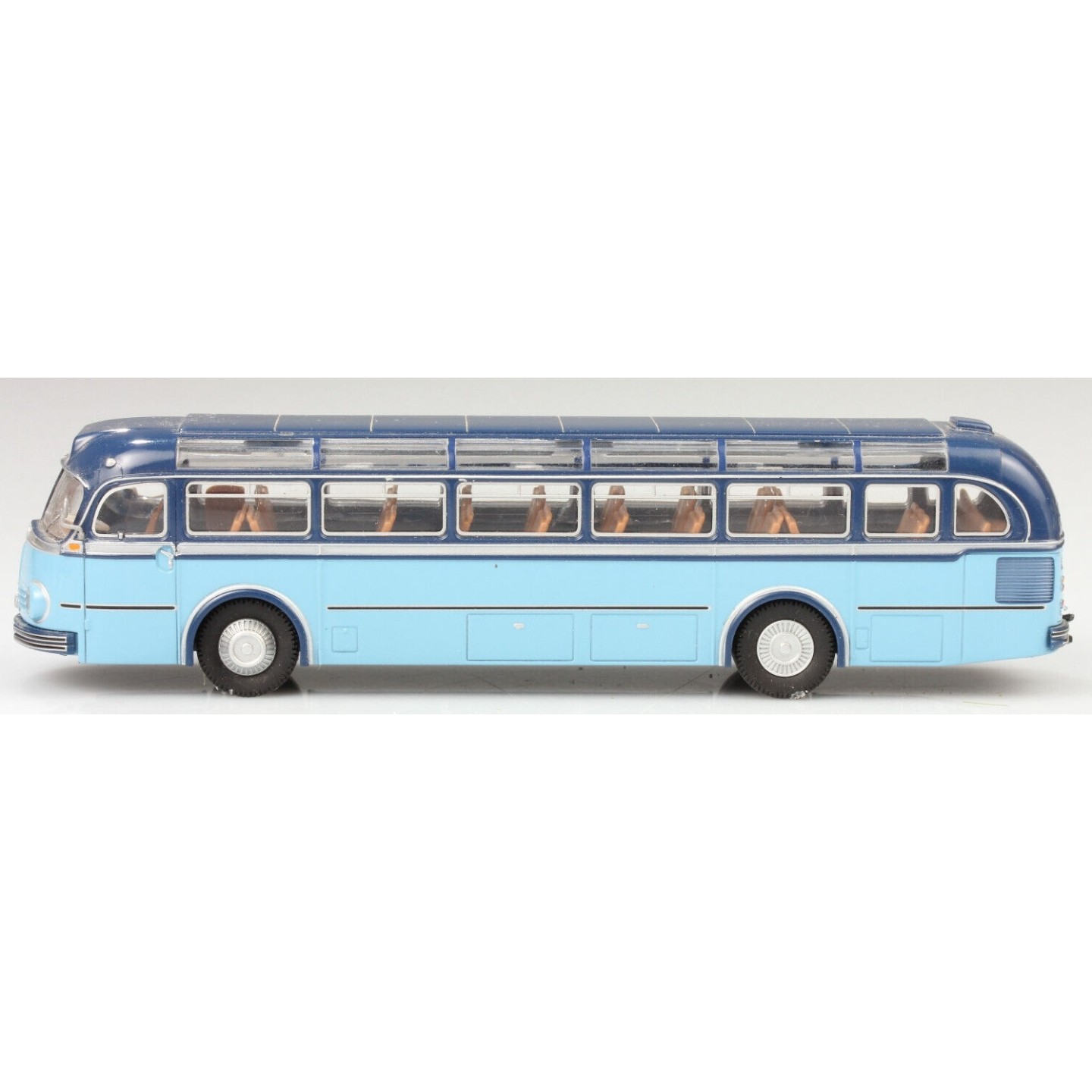 AUTOBUS MERCEDES O 6600 H REISEBUS AZUL BREKINA 50501 ESCALA 1/87