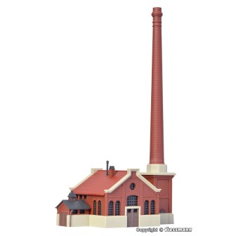 FÁBRICA CON SALA DE CALDERAS Y CHIMENEA KIBRI 37224 ESCALA N