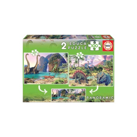 PUZZLE DINOWORLD 100 PIEZAS EDUCA 15620