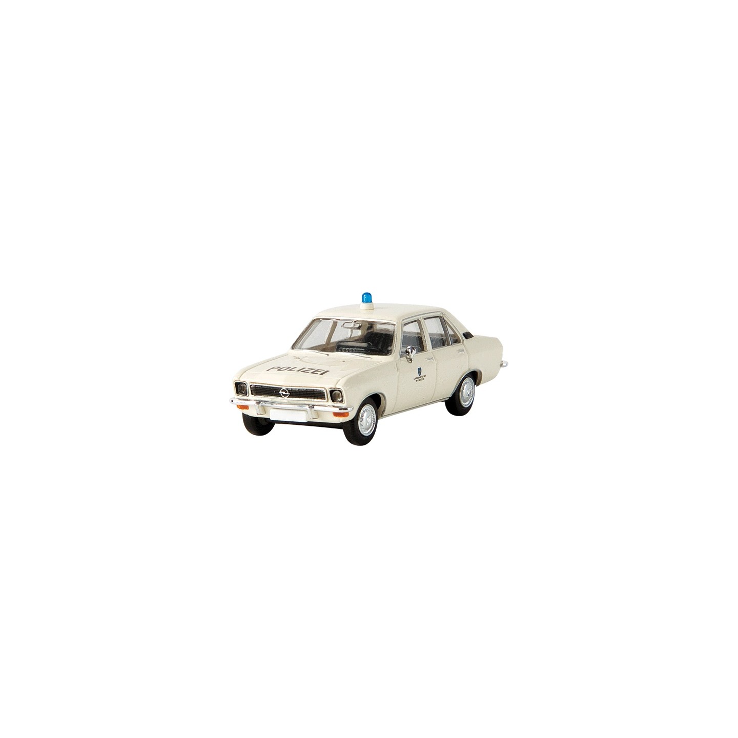OPEL ASCONA A BLANCO POLICIA POLIZEI WIESBADEN" BREKINA 20374 ESCALA 1/87"