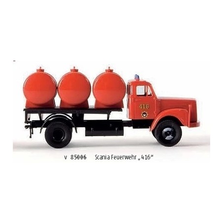 CAMIÓN CISTERNA SCANIA V 85006 416 BOMBEROS BREKINA 85006 ESCALA 1/87