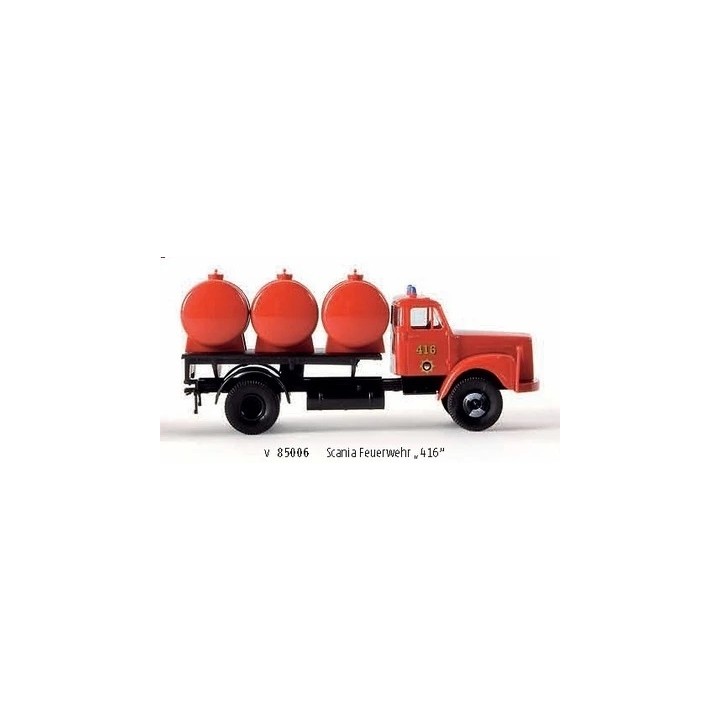 CAMIÓN CISTERNA SCANIA V 85006 416 BOMBEROS BREKINA 85006 ESCALA 1/87