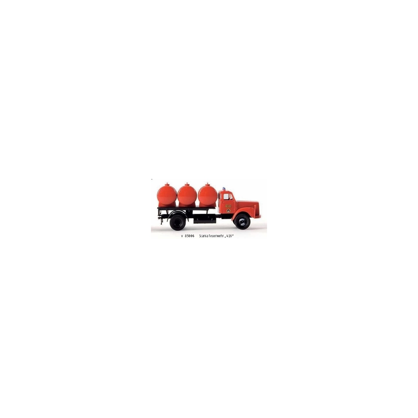 CAMIÓN CISTERNA SCANIA V 85006 416 BOMBEROS BREKINA 85006 ESCALA 1/87