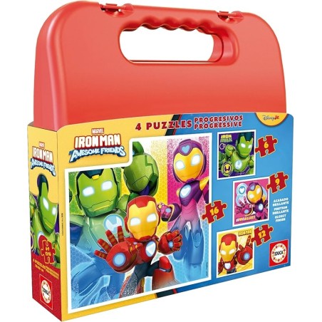 PUZZLE PROGRESIVO IRONMAN Y SUS AMIGOS EDUCA 20344