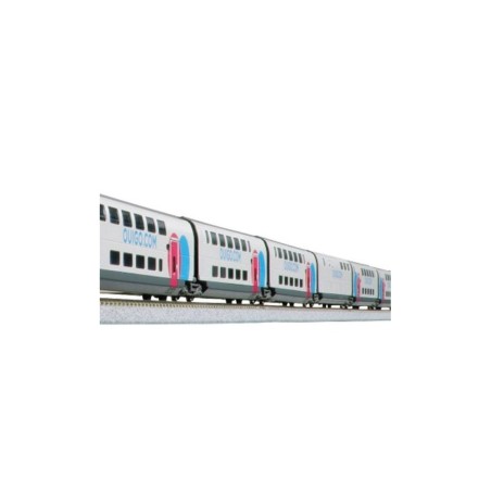 AMPLIACIÓN TREN ALTA VELOCIDAD OUIGO ESPAÑA 5 COCHES KATO 10-2132 ESCALA N
