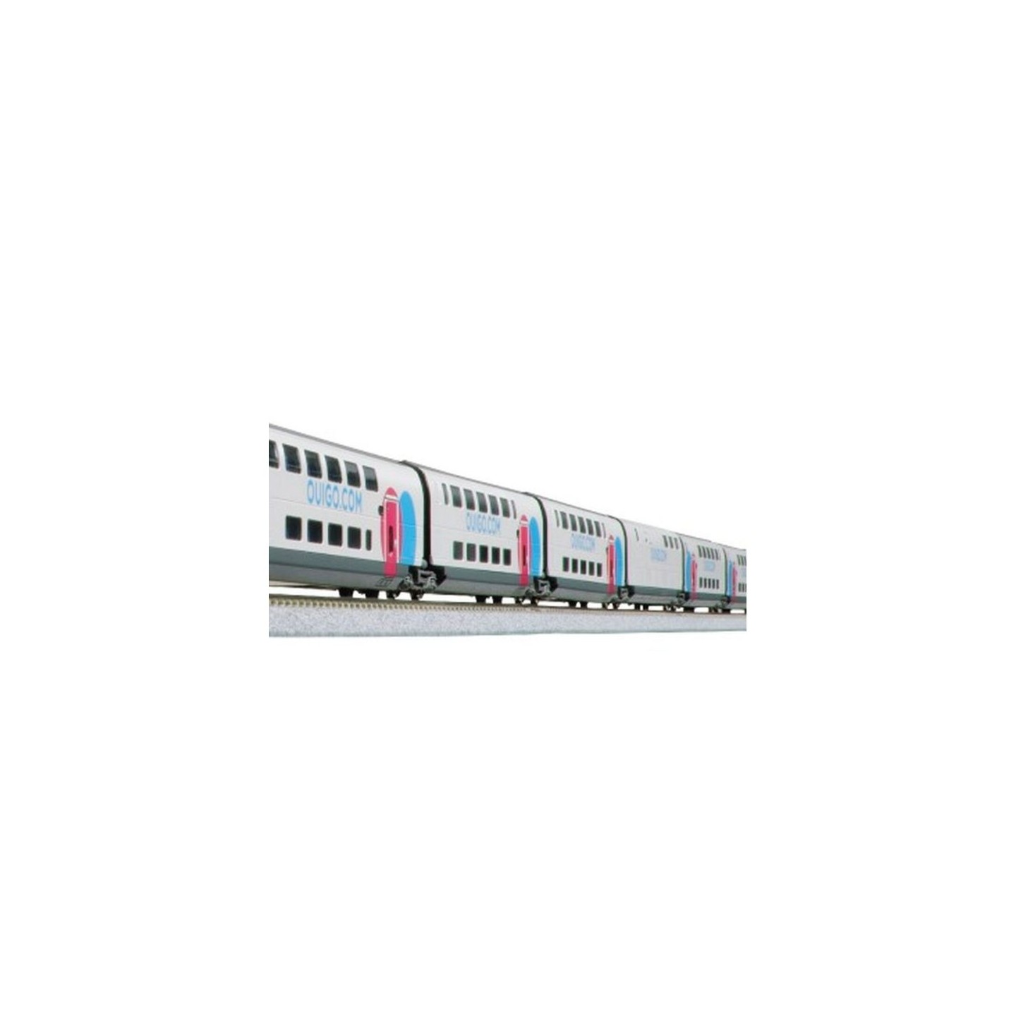 AMPLIACIÓN TREN ALTA VELOCIDAD OUIGO ESPAÑA 5 COCHES KATO 10-2132 ESCALA N