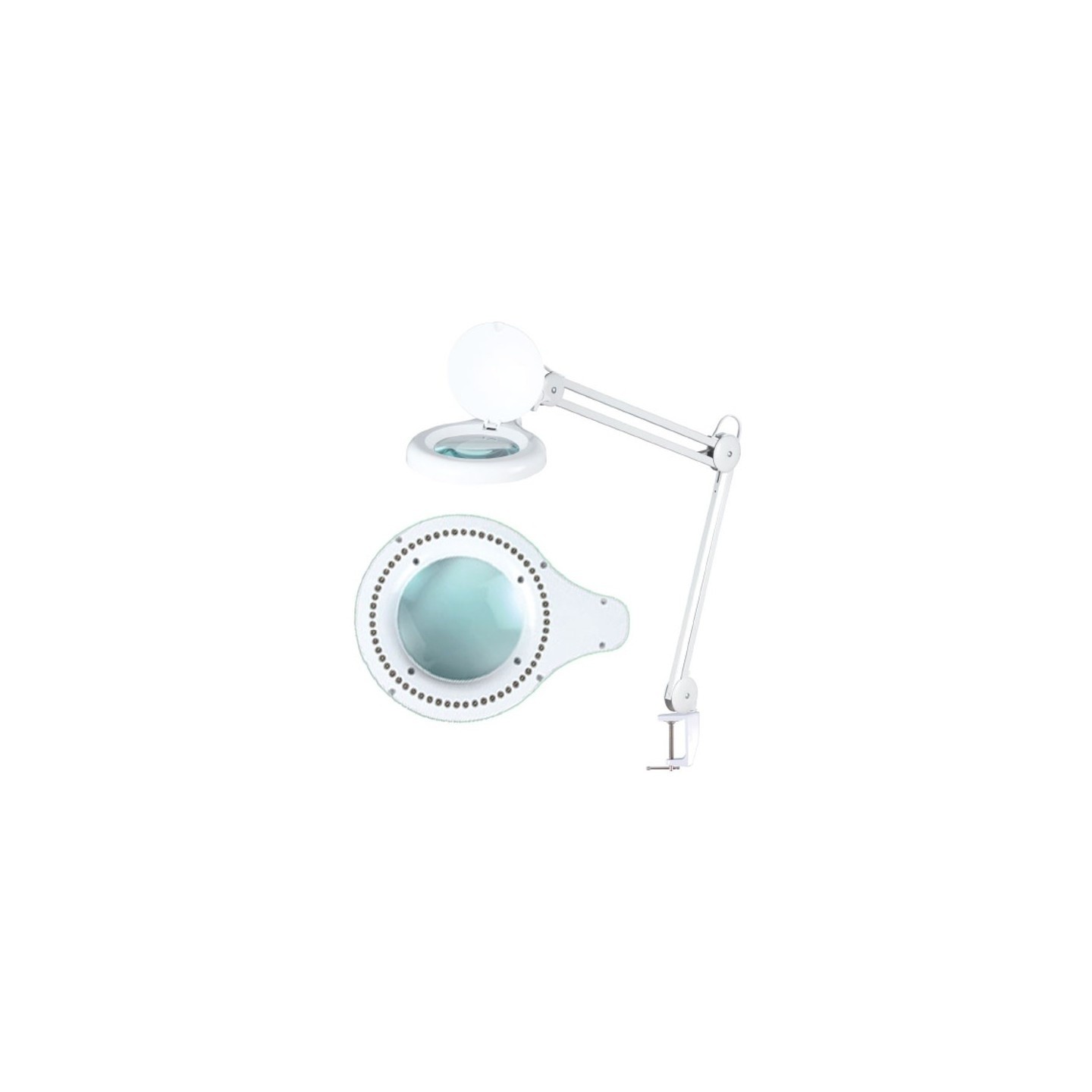 LUPA FLEXO CON LUZ LED Y 5 DIOPTRIAS DISMOER 19526