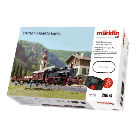 SET DE INICACIÓN MARKLIN DIGITAL CON LOCOMOTORA DE VAPOR MARKLIN 29074