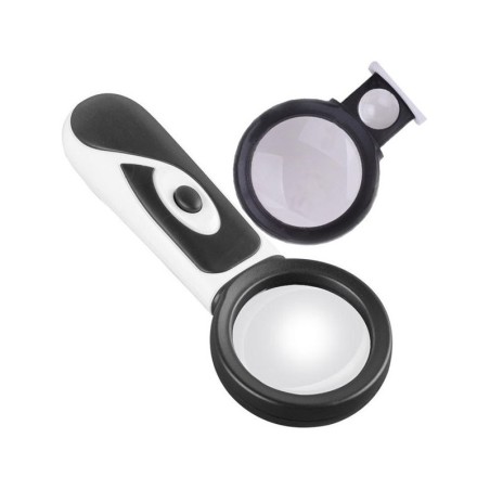 LUPA DE MANO DE DOBLE AUMENTO CON LED DISMOER 19204