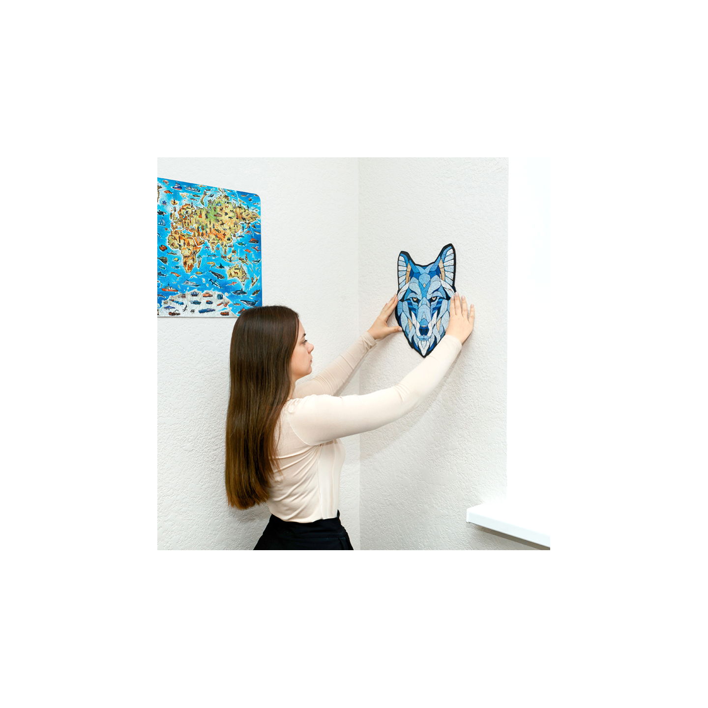 FIJADOR DE PUZZLE A LA PARED