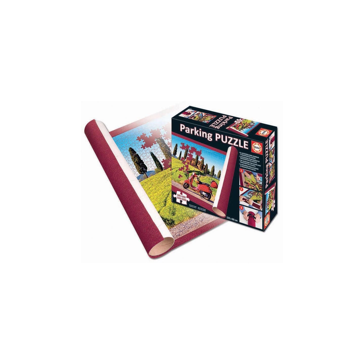 TAPETE ENROLLABLE PARA GUARDAR Y TRANSPORTAR PUZZLES EDUCA 17194