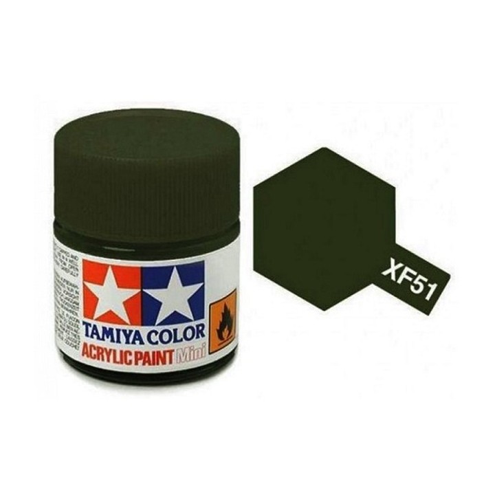 VERDE CAQUI MATE XF-51 TAMIYA 81751