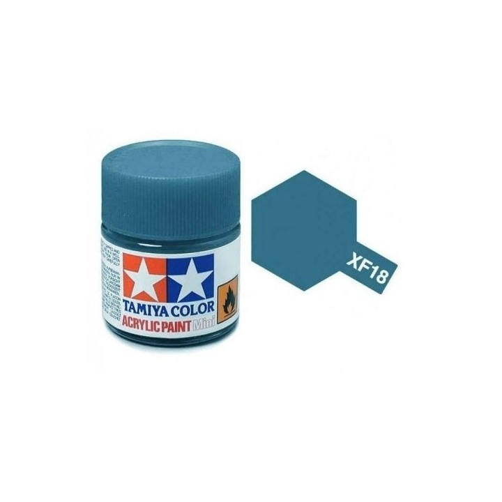 AZUL MEDIO MATE XF-18 TAMIYA 81718