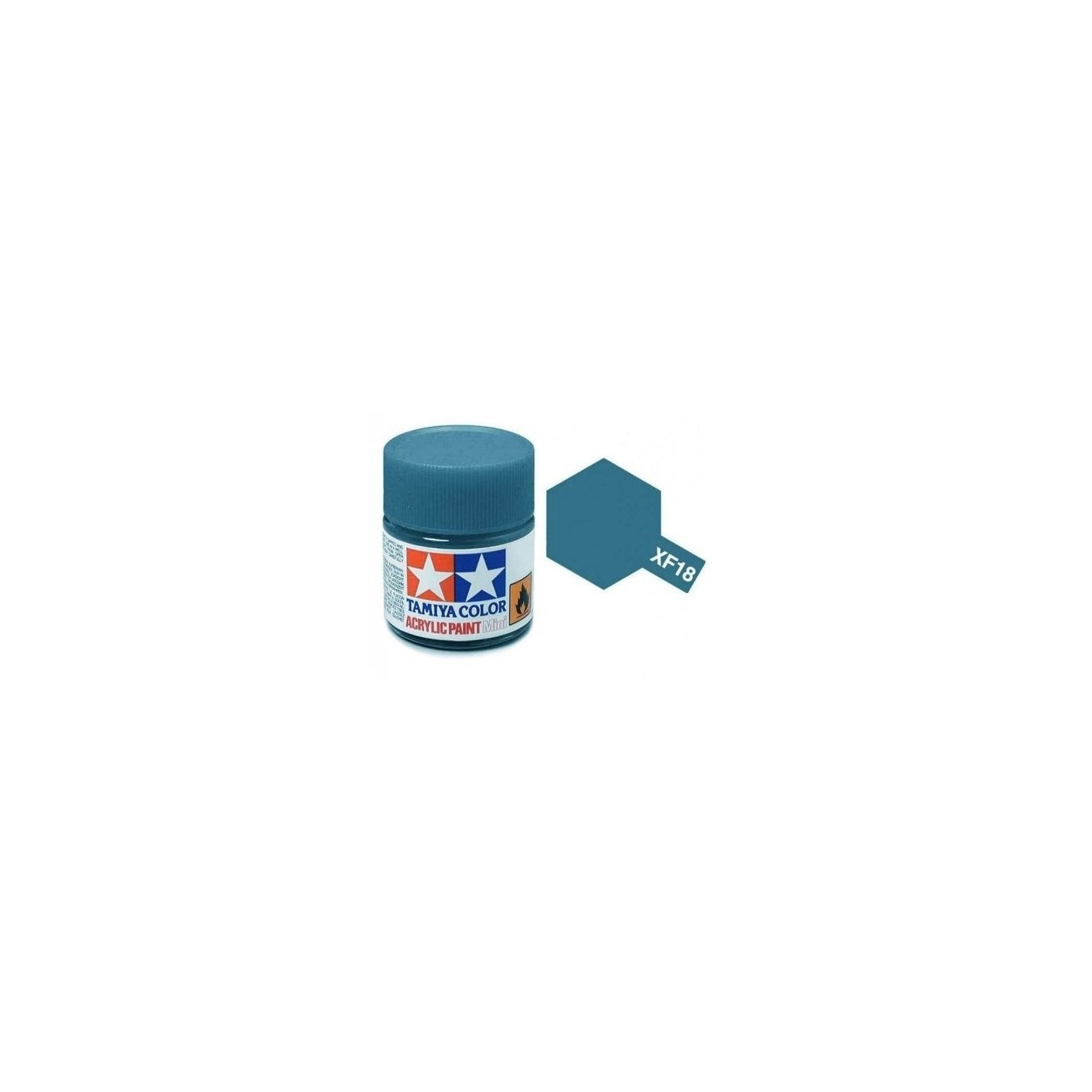 AZUL MEDIO MATE XF-18 TAMIYA 81718