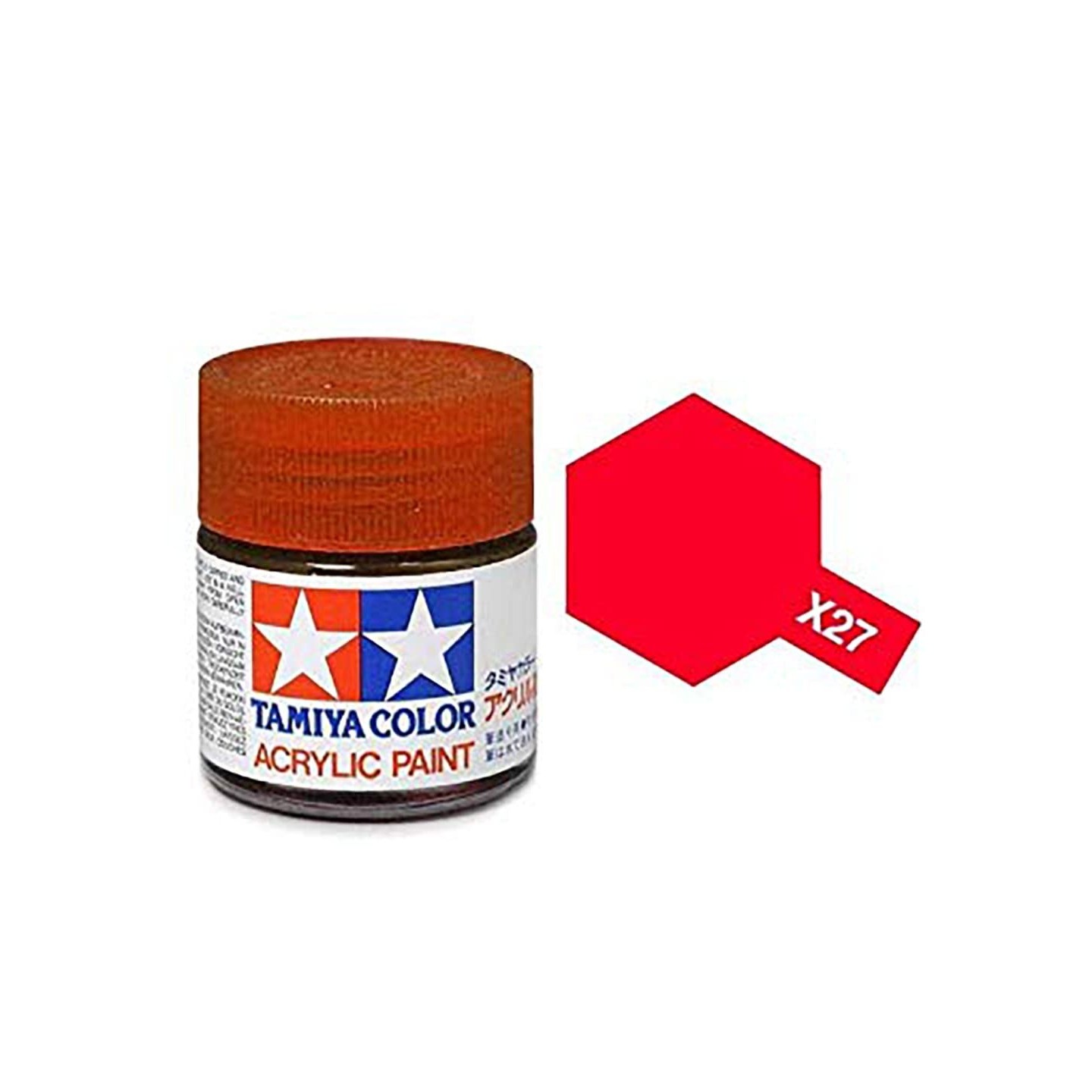 ROJO TRANSLUCIDO X-27 TAMIYA 81527