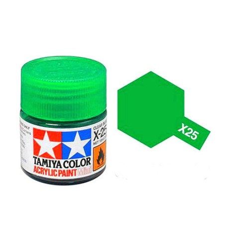 VERDE TRANSLUCIDO X-25 TAMIYA 81525