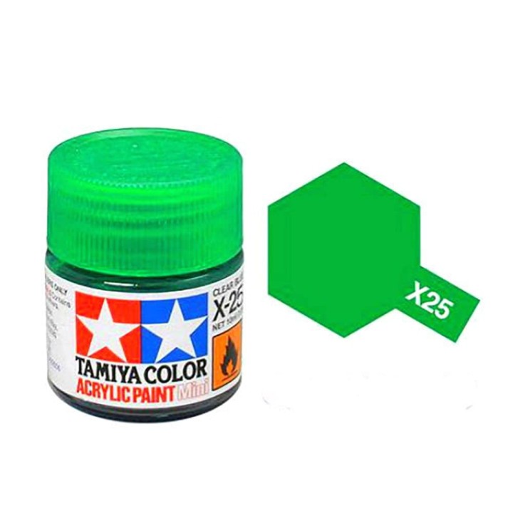 VERDE TRANSLUCIDO X-25 TAMIYA 81525