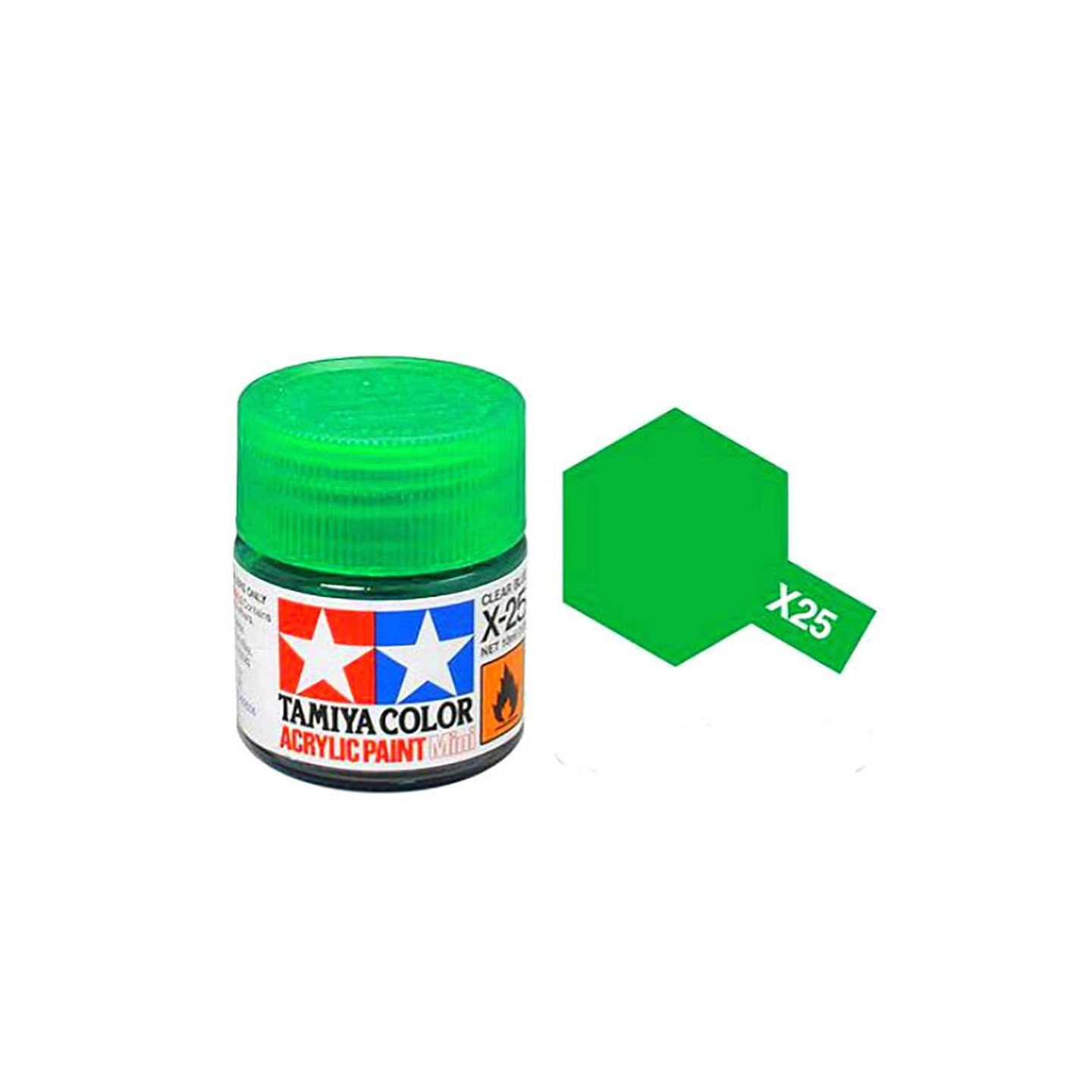 VERDE TRANSLUCIDO X-25 TAMIYA 81525