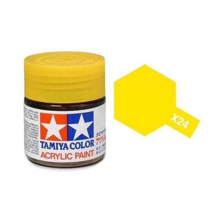 AMARILLO TRANSLUCIDO X-24 TAMIYA 81524