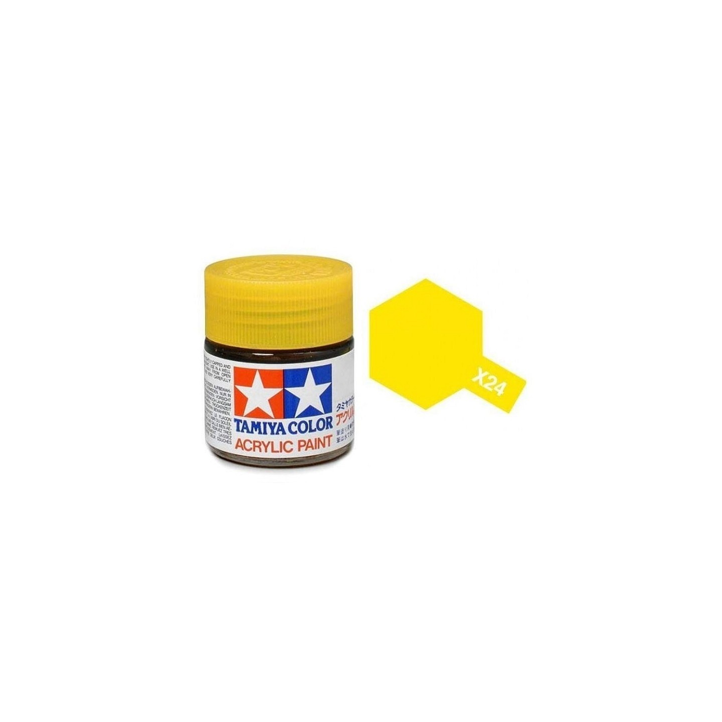 AMARILLO TRANSLUCIDO X-24 TAMIYA 81524