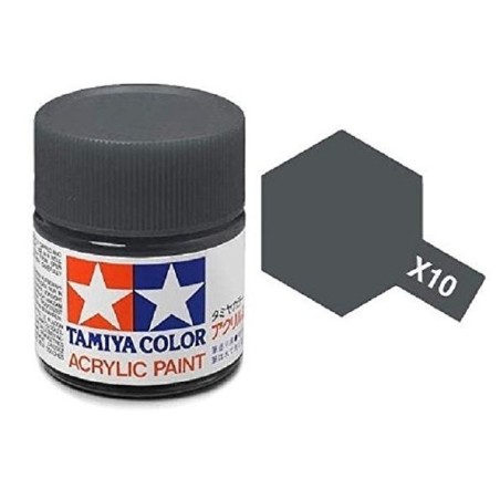 GRIS ACERO X-10 TAMIYA 81510