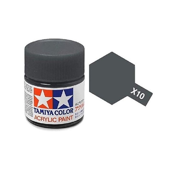 GRIS ACERO X-10 TAMIYA 81510