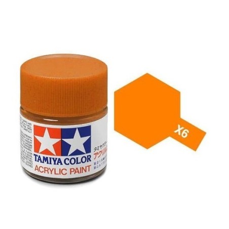 NARANJA BRILLANTE X-6 TAMIYA 81506