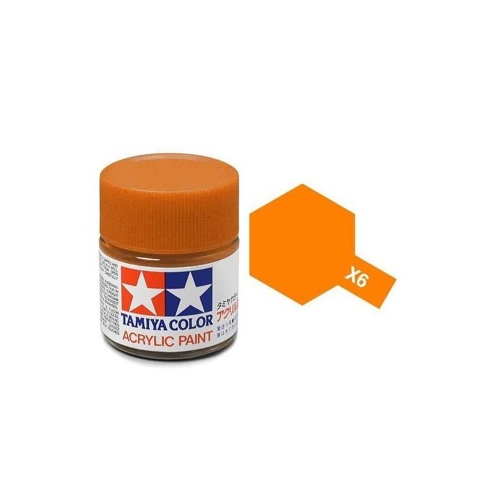 NARANJA BRILLANTE X-6 TAMIYA 81506