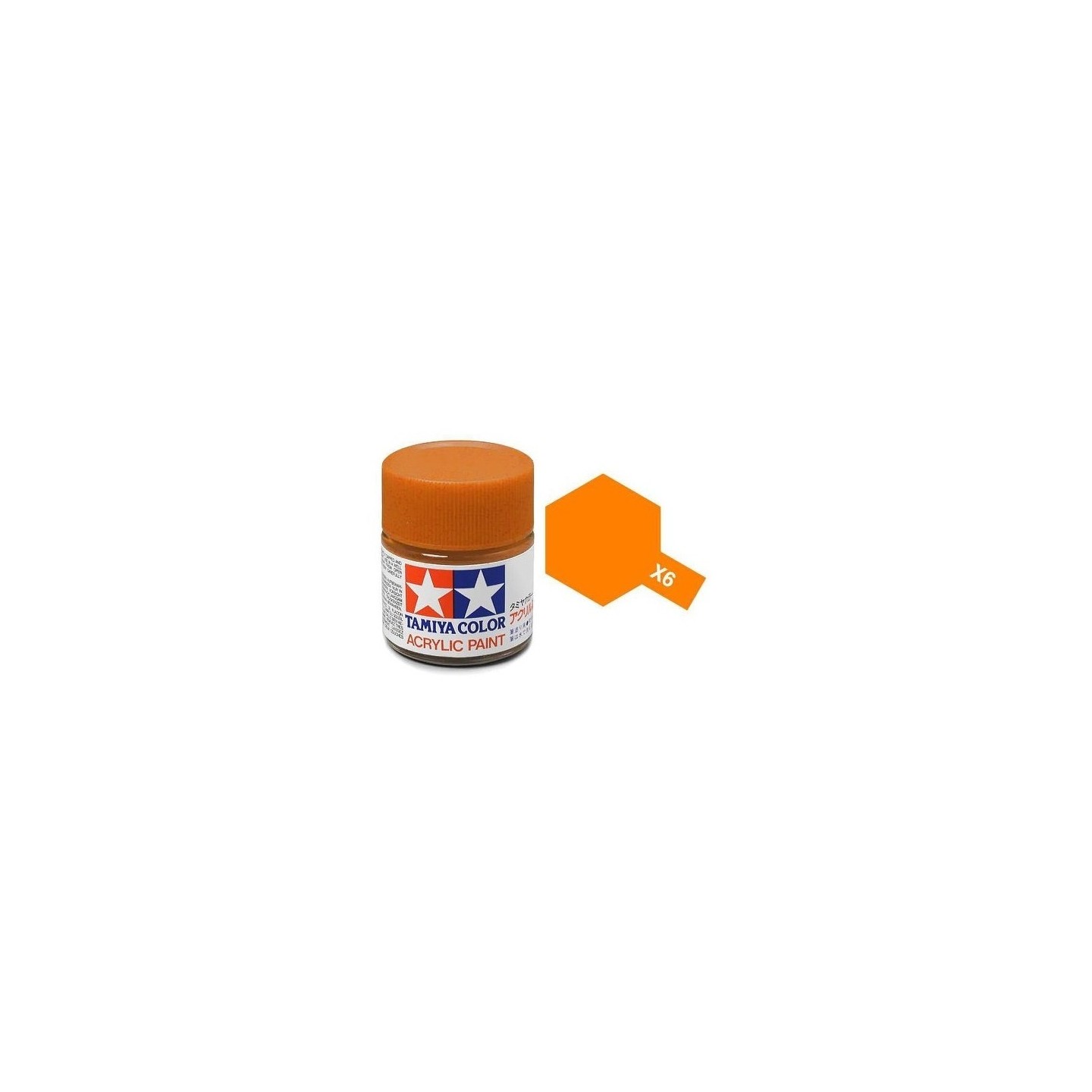 NARANJA BRILLANTE X-6 TAMIYA 81506