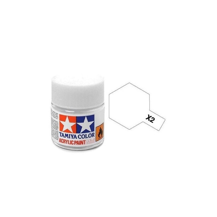 BLANCO BRILLANTE X-2 TAMIYA 81502